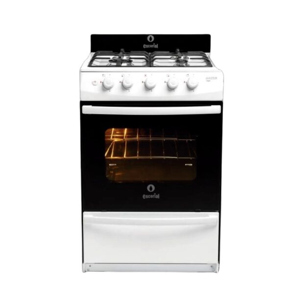 Cocina Escorial Master Multigas 4 Hornallas Blanca