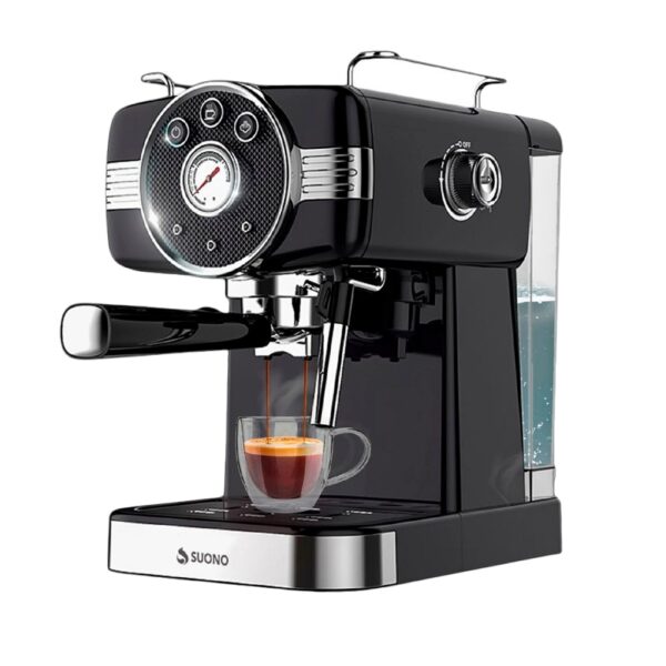 Cafetera Suono Vintage 1.5L con Espumador