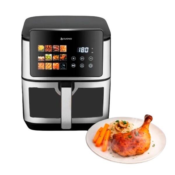 Freidora de Aire Suono 8.5 Litros Dual 2 Cestos