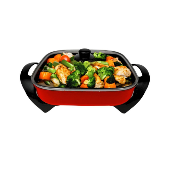 Paellera Electrica Kanji con Tapa 1400W